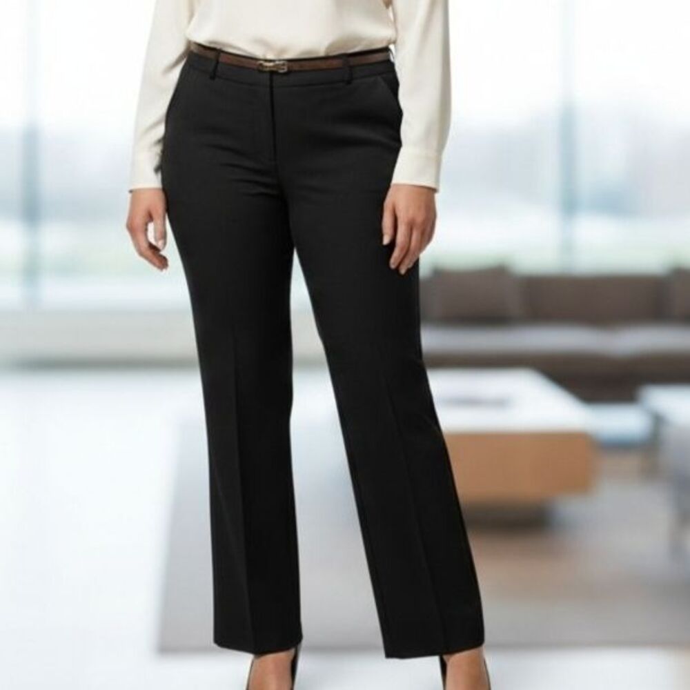 Bundle of 2 Petite Black Career Pants, Classic Chic Workwear 10P